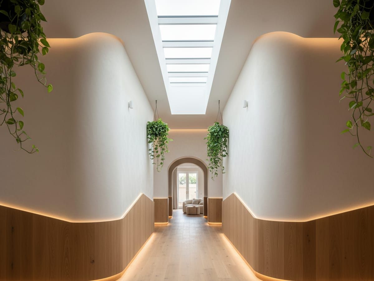 Addition interior showing seamless connection