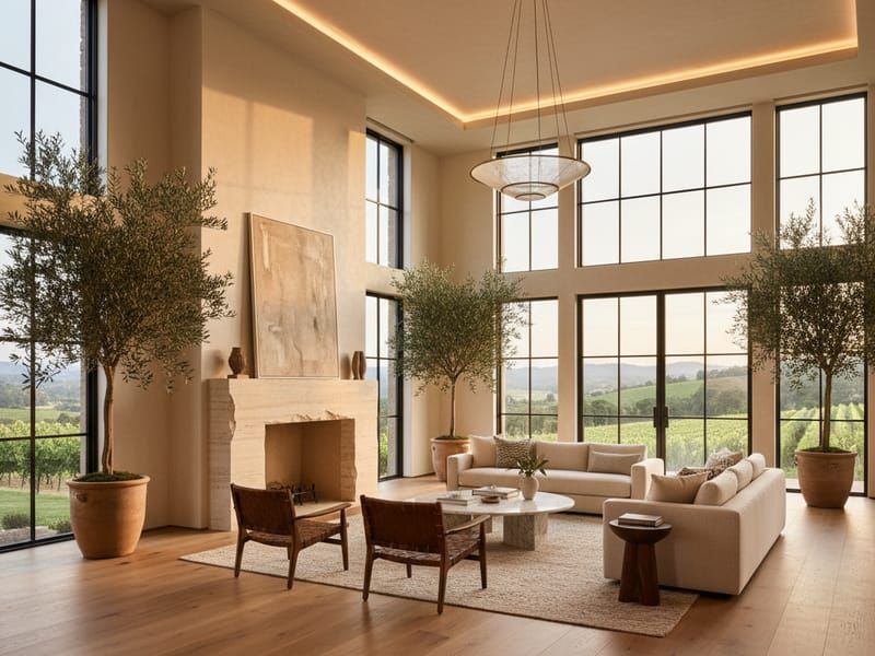 Alexander Valley landscape and architecture