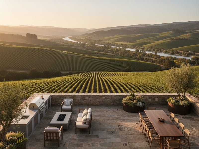 Alexander Valley architectural details