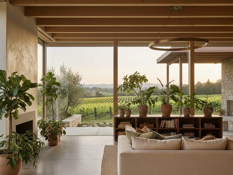 Healdsburg landscape and architecture