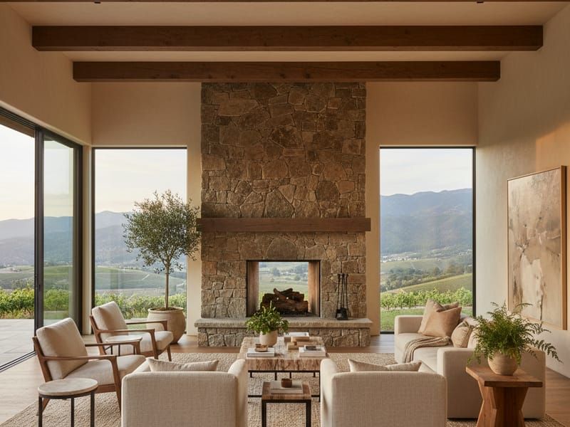 Knights Valley landscape and architecture