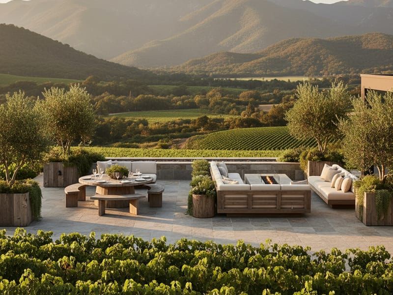 Knights Valley architectural details