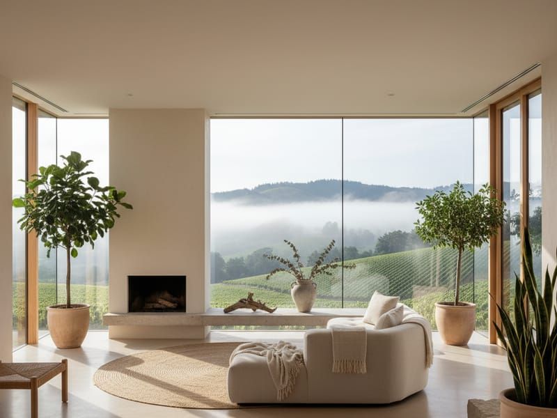 Russian River Valley landscape and architecture