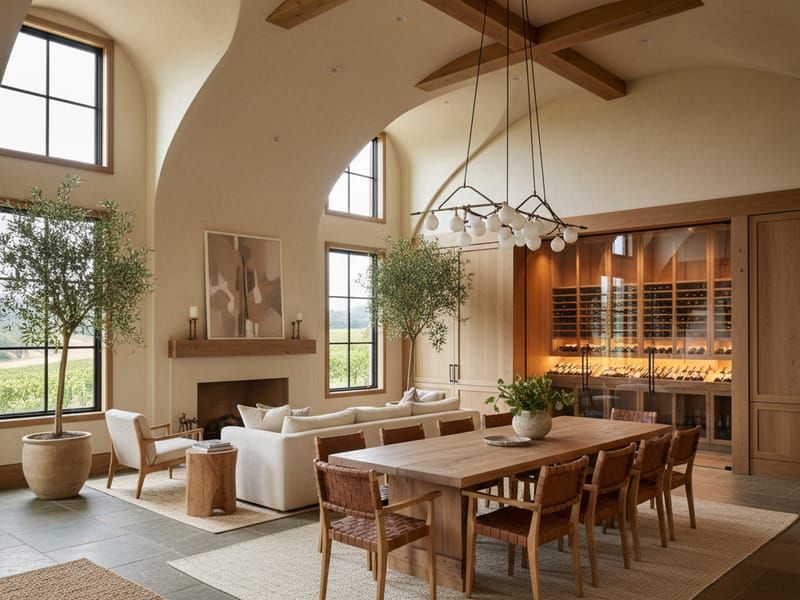 Sonoma Valley landscape and architecture